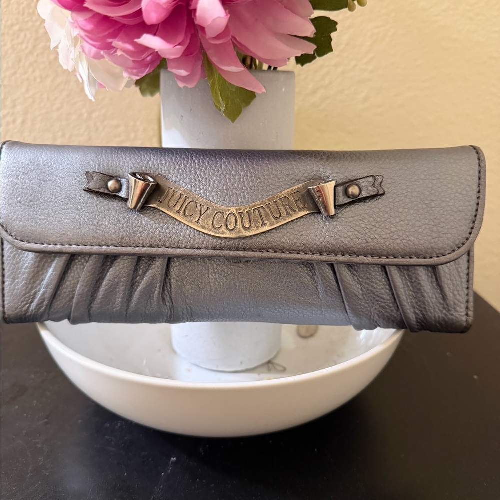 Y2K  Juicy Couture Silver Clutch